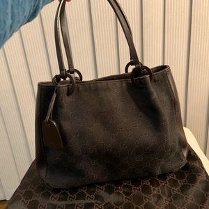 Vintage Gucci GG Canvas Tote Bag | Brown